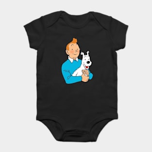 Tintin Tintin And Milou Baby Bodysuit